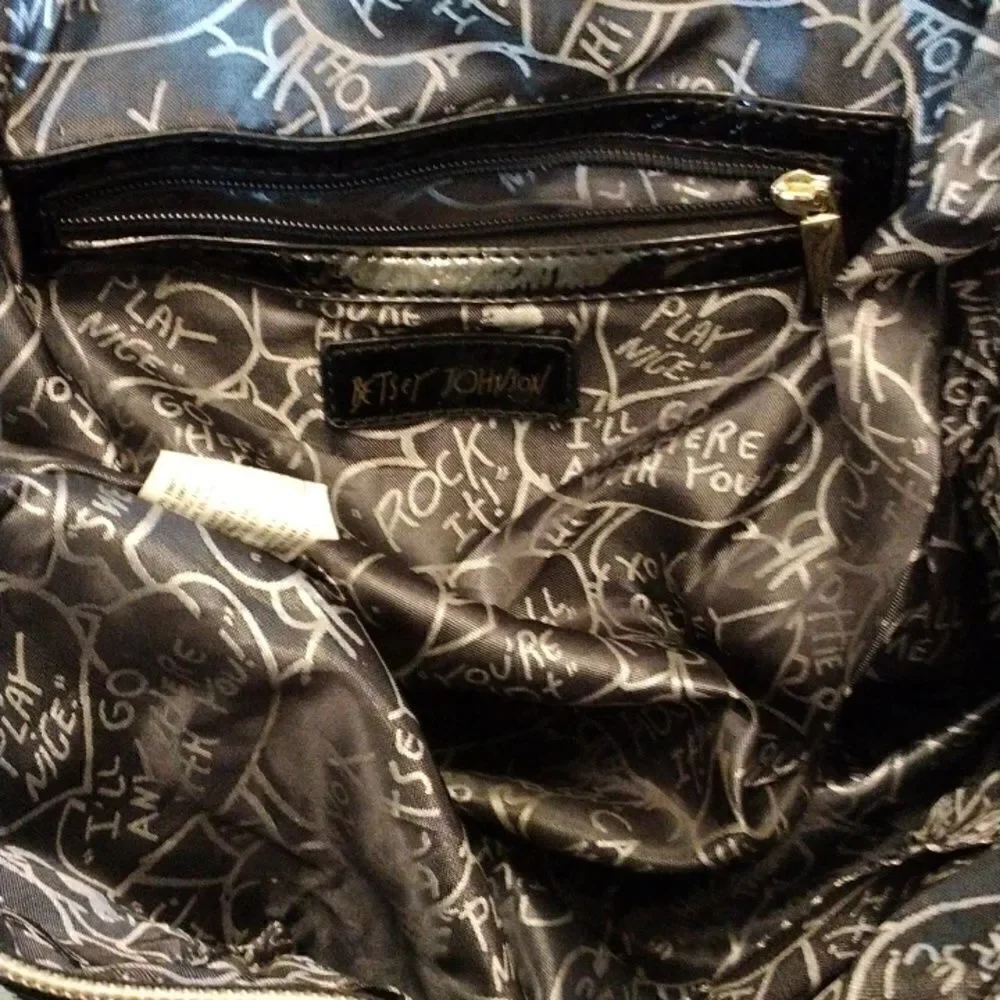 Betsey Johnson Spotted Satchel
